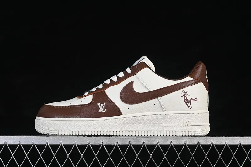 All categories Nk Air Force 1 Air Force series Nk Air Force 1 Low Air Force low-top Nike Air Force 1'07 Low Year of the Horse limited brown rhyme milky white Air Force 1 low-top casual sneakers XY9025-008